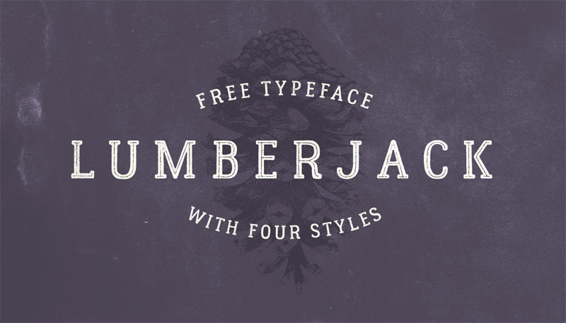 lumberjack hipster font