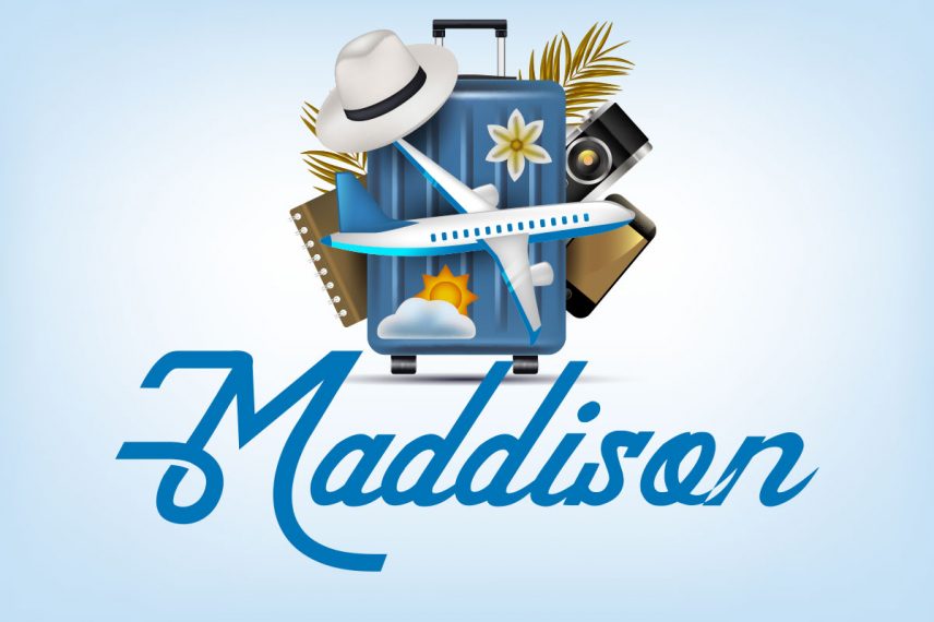 maddison travel font