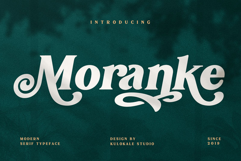 moranke travel font
