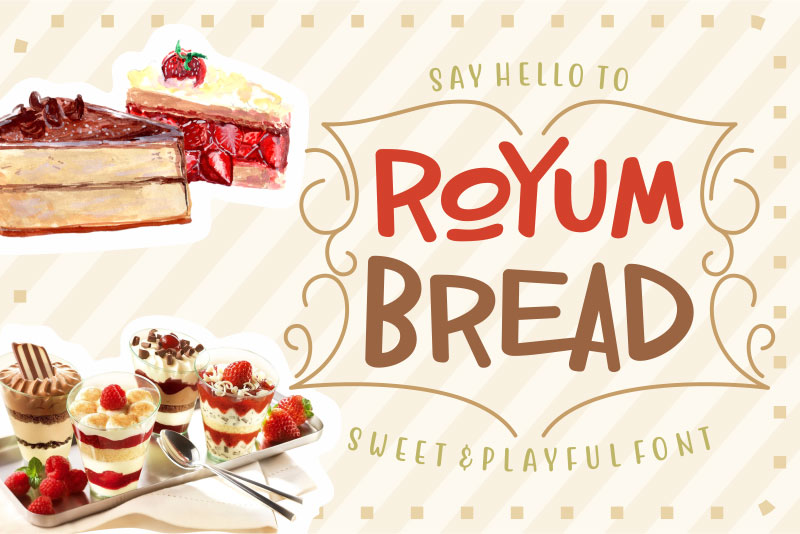 royum bread fun font