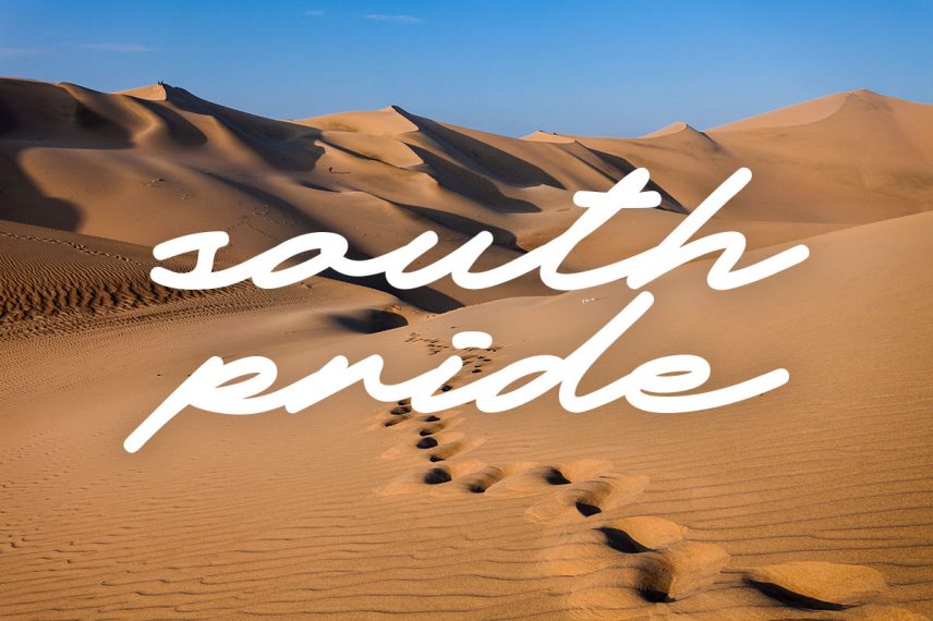 south pride travel font