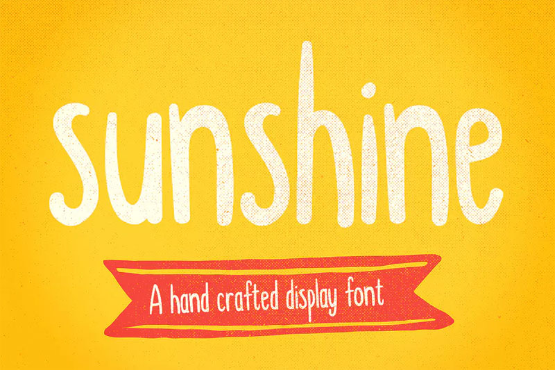 sunshine fun font