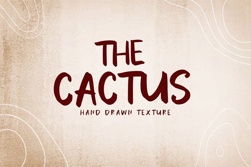 the cactus font