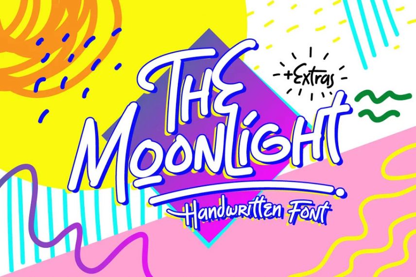 the moonlight travel font