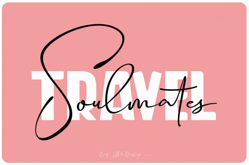 travel soulmates travel font