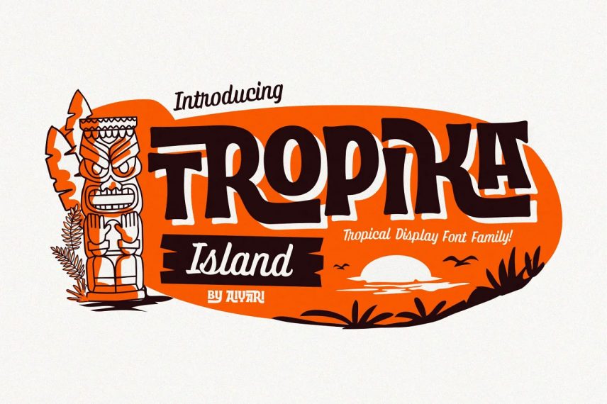 tropika island travel font