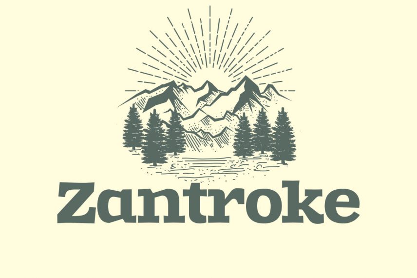 zantroke travel font