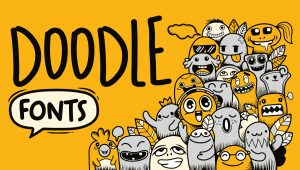 Best Free and Premium Doodle Fonts