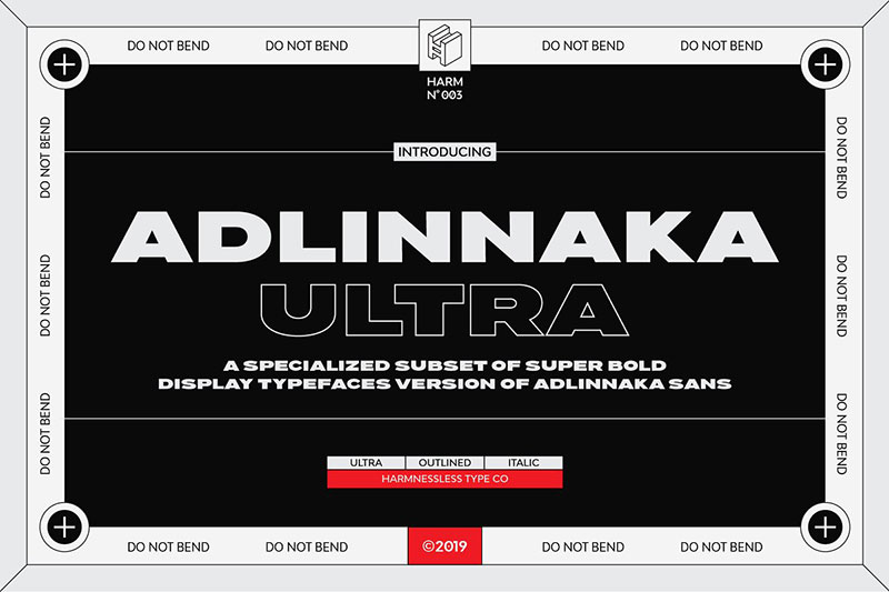 adlinnaka ultra display dj fonts