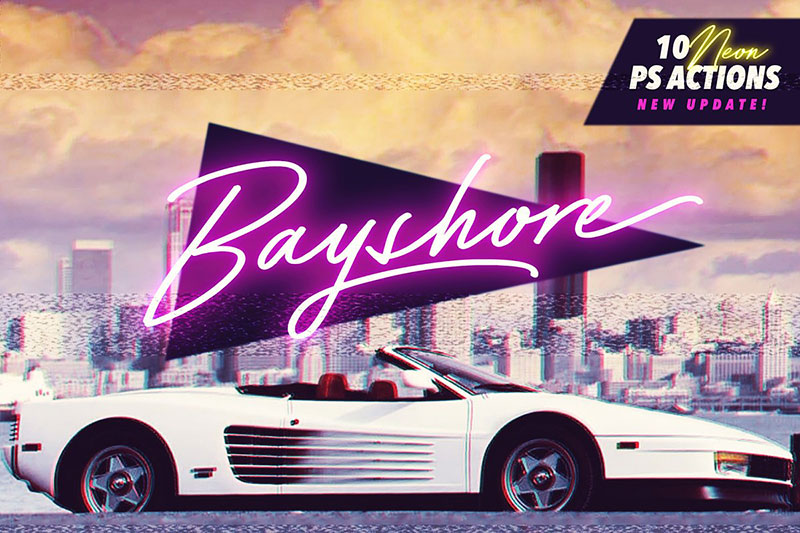 bayshore 90s font