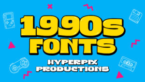 Best Free and Premium 90s Fonts