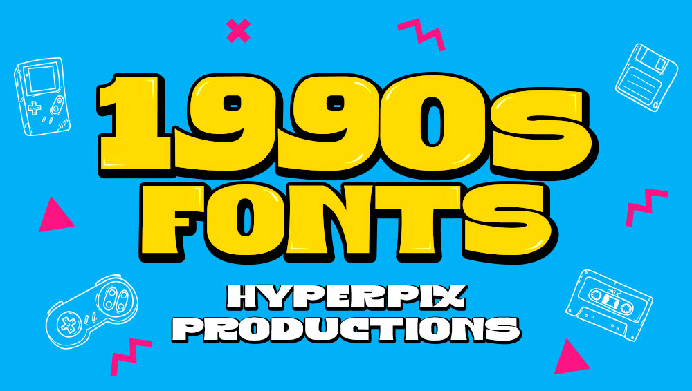 90s fonts