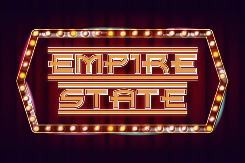 empire state 90s fonts