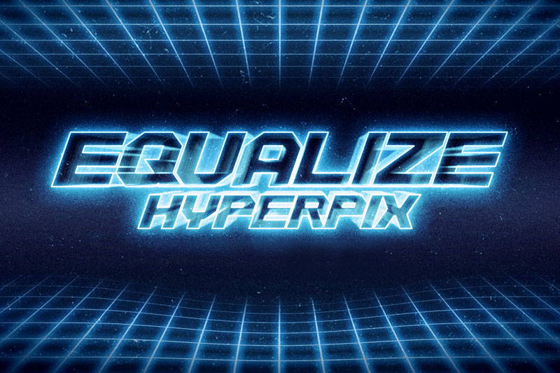 equalize dj font