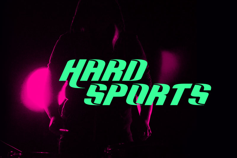 hard sports dj fonts