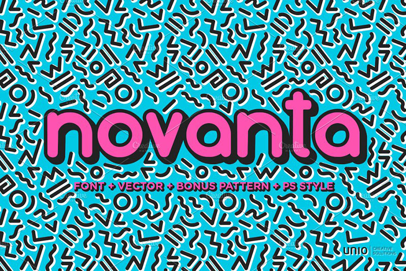 novanta 90s fonts