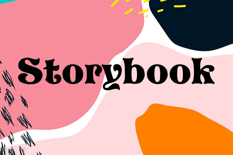 storybook 90s fonts