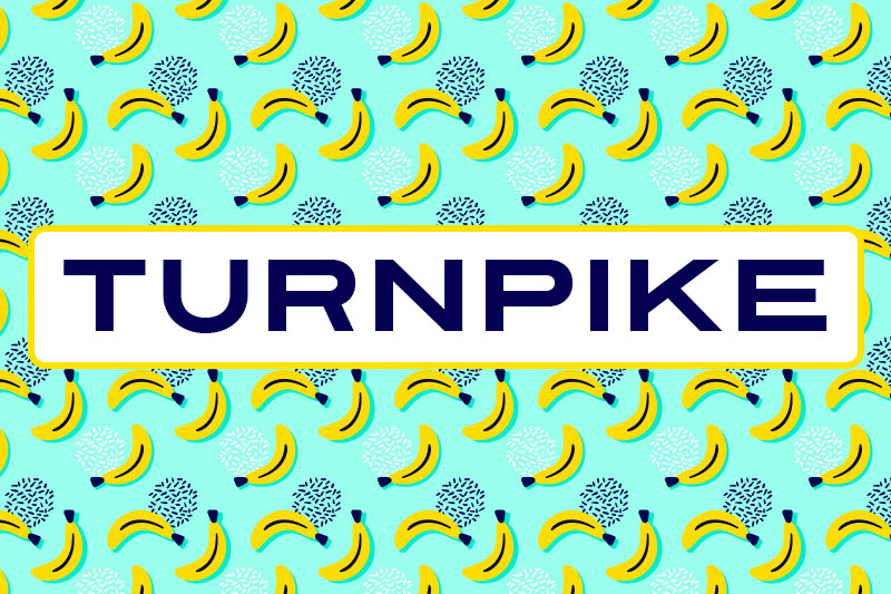 turnpike 90s fonts