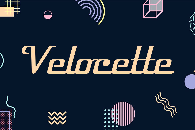 velocette 90s fonts