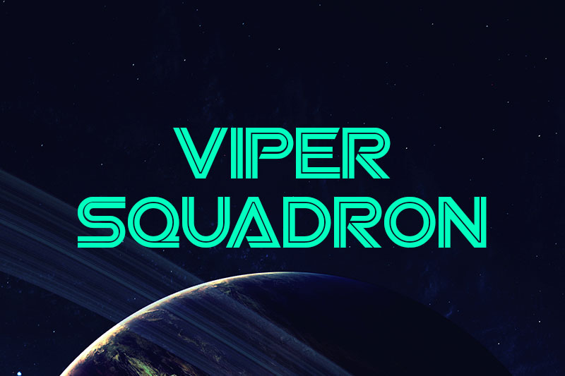 viper squadron dj fonts