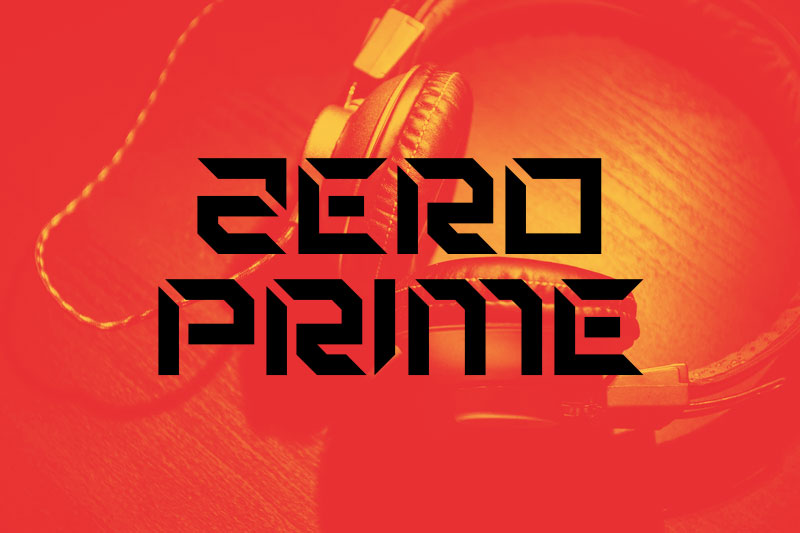 zero prime dj fonts