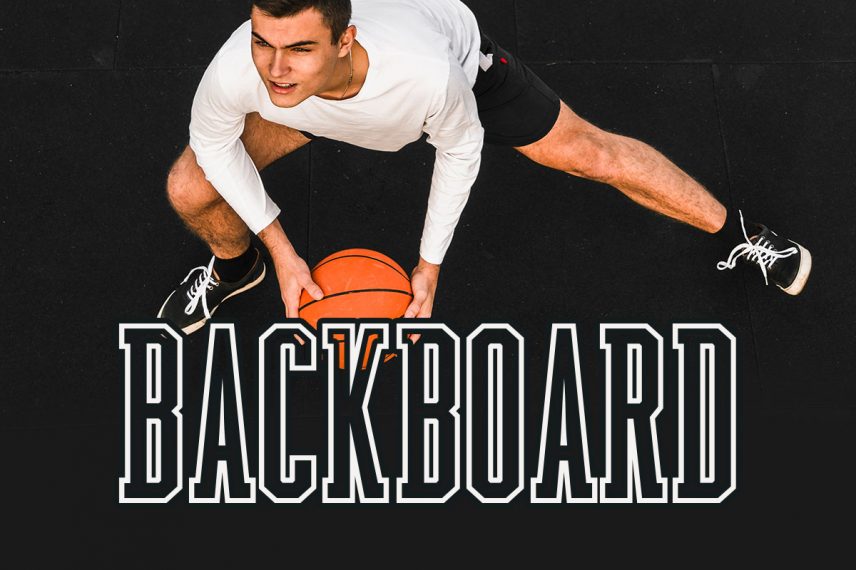 backboard basketball font