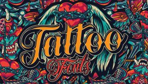 Best Free and Premium Tattoo Fonts