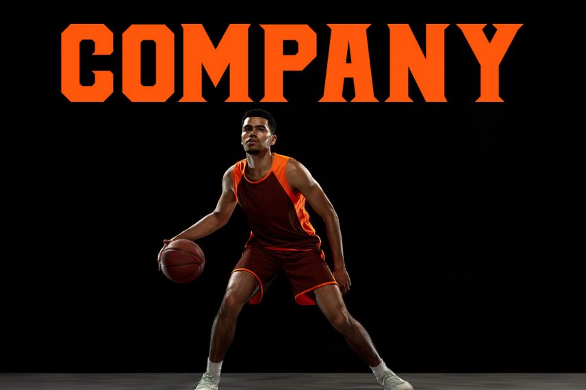 company basketball font