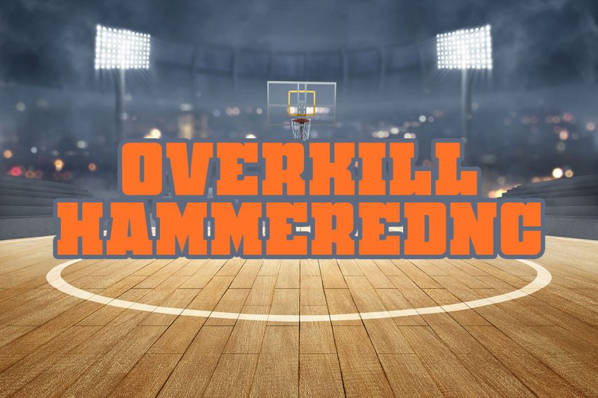 fty overkill hammerednc basketball font