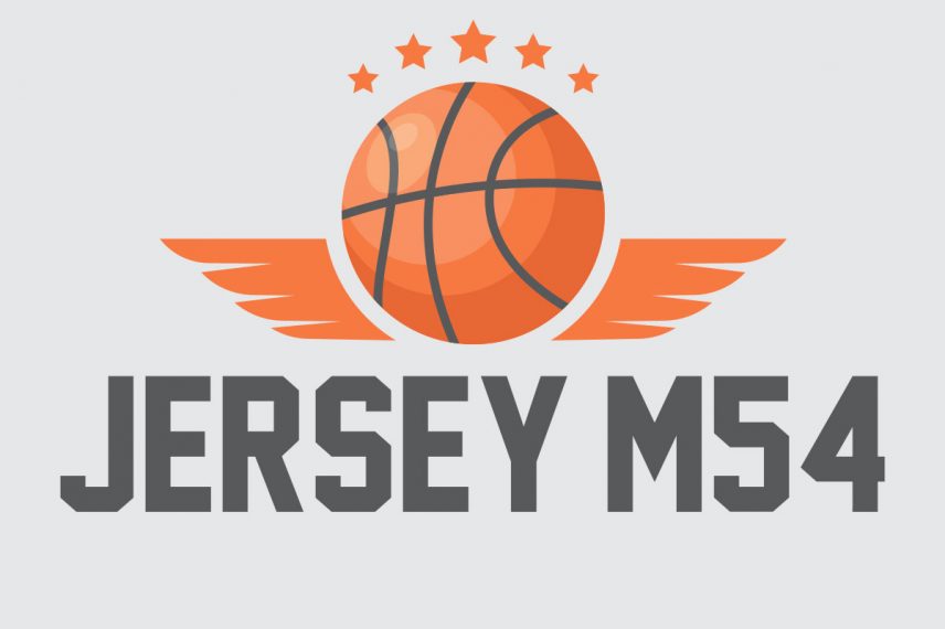 jersey m54 basketball font