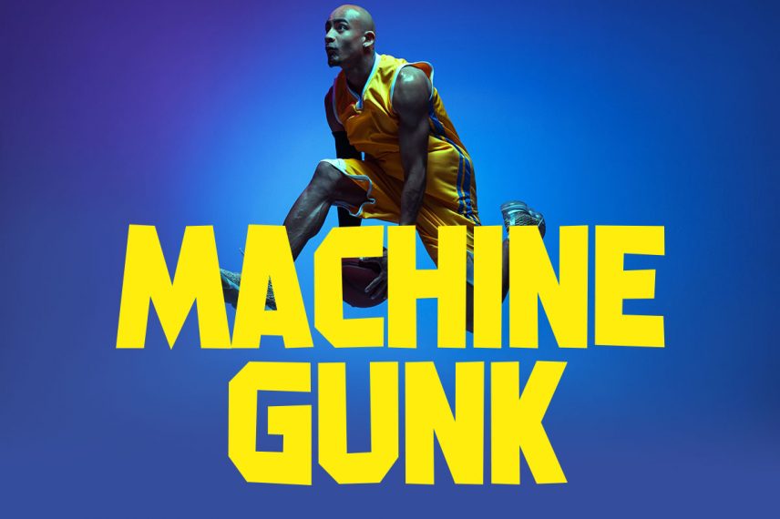machine gunk basketball font