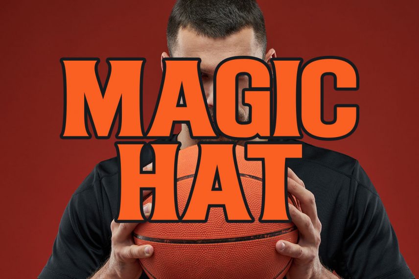 magic hat basketball font
