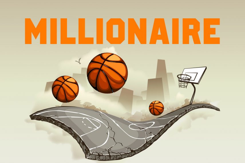 millionaire basketball font