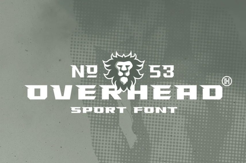 overhead typeface basketball font