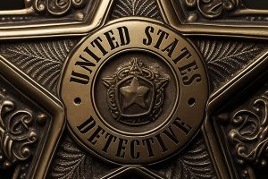 Police - Army - Sheriff Badge No. 4 PSD Template