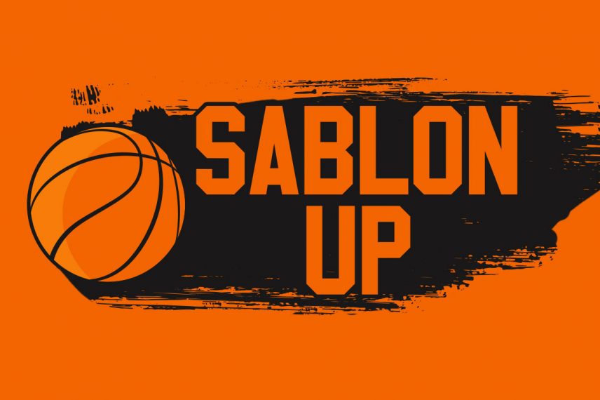sablon up basketball font