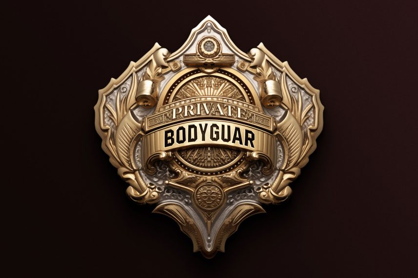 Police - Army - Sheriff Badge No. 5 PSD Template