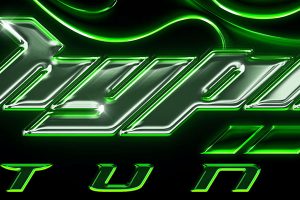 Y2K Chrome Logo / Text Effect Vol.16 PSD Template