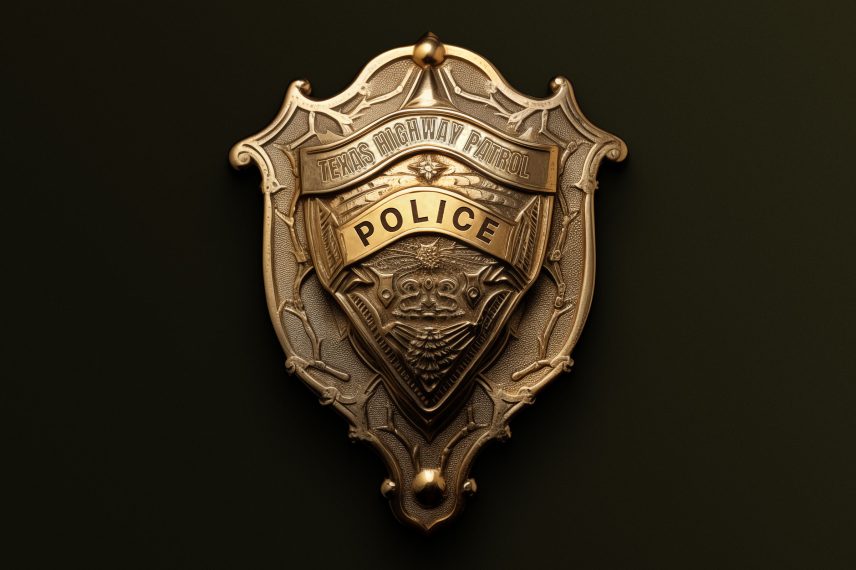 Police - Army - Sheriff Badge No. 6 PSD Template
