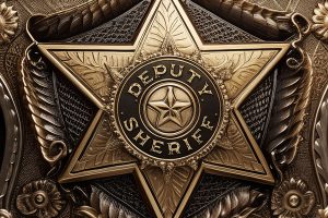 Police - Army - Sheriff Badge No. 7 PSD Template