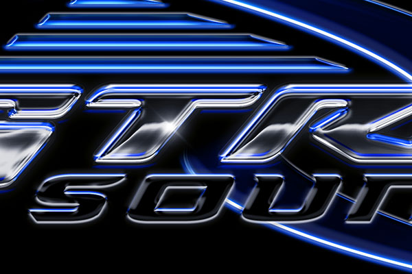 Y2K Chrome Logo / Text Effect Vol.18 PSD Template