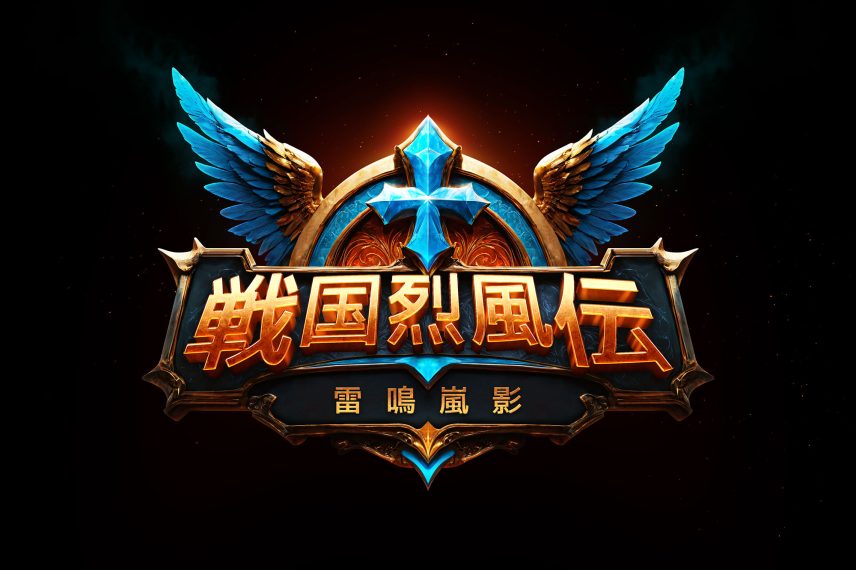 Legendary Game Logo Text Effect PSD Template - Japanese Version