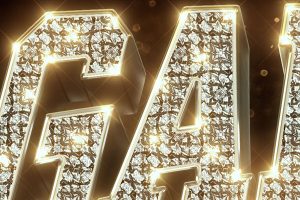 Diamond Bling Bling Text Effect - Logo Mockup - PSD Template