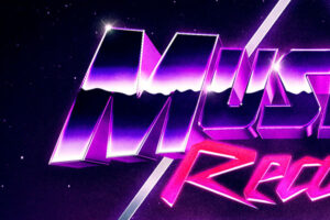 Synthwave 80s Text and Logo Effect