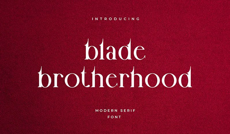blade brotherhood chess font
