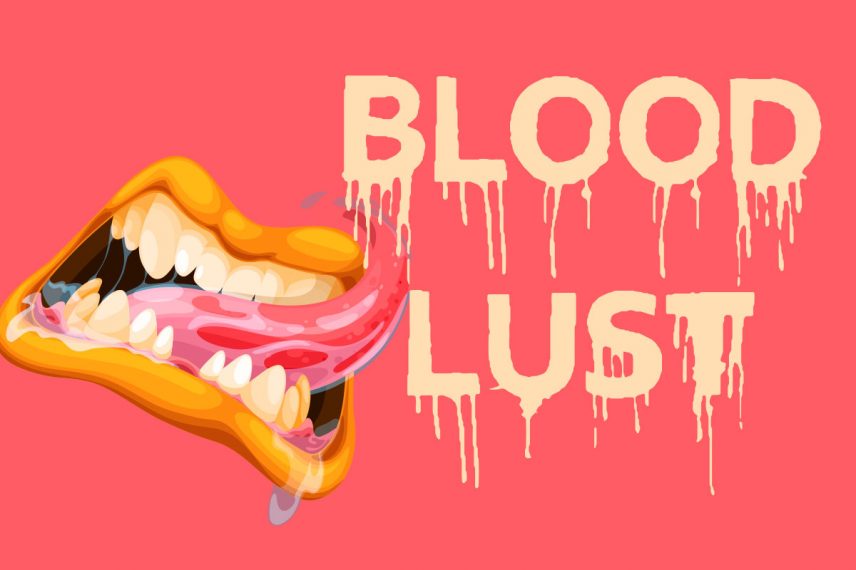blood lust dripping font