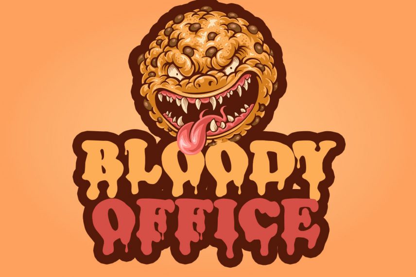 bloody office dripping font