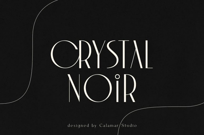 crystal noir chess font