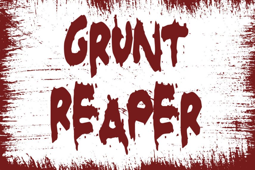 grunt reaper dripping font