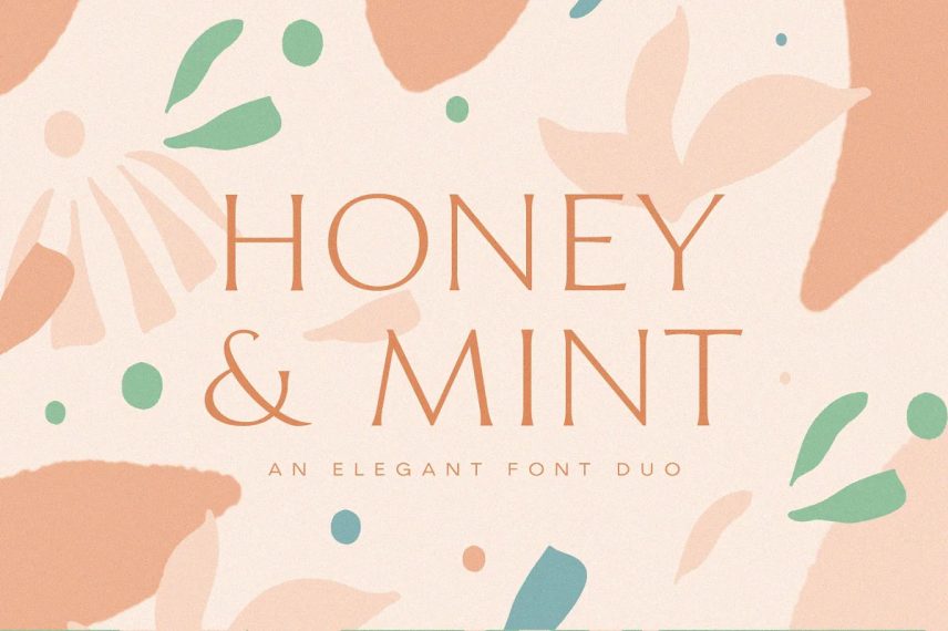 honey & mint honey and bee font
